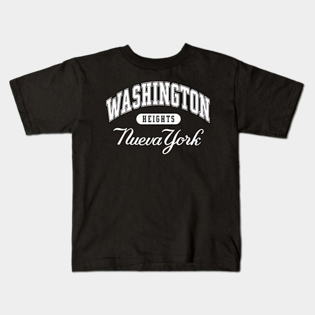 Washington Heights Nueva York New York Kids T-Shirt by klei-nhanss